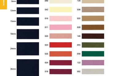 リサイクルポリエステルスパン 両面サテンリボン