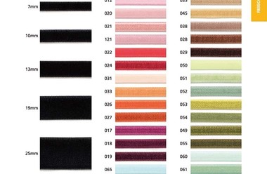 コットン 両面 別珍リボン