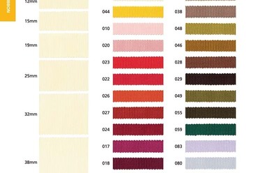 オーガニックコットン ペタシャムリボン